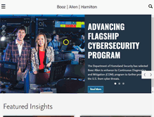 Tablet Screenshot of boozallen.com